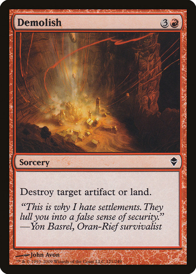 Demolish [Zendikar] - The Mythic Store | 24h Order Processing
