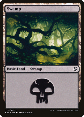 Swamp (301) [Commander 2018] - The Mythic Store | 24h Order Processing