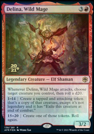 Delina, Wild Mage [Dungeons & Dragons: Adventures in the Forgotten Realms Prerelease Promos] - The Mythic Store | 24h Order Processing