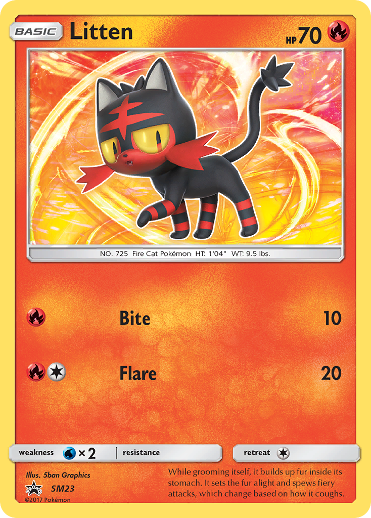 Litten (SM23) [Sun & Moon: Black Star Promos] - The Mythic Store | 24h Order Processing