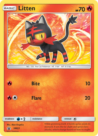 Litten (SM23) [Sun & Moon: Black Star Promos] - The Mythic Store | 24h Order Processing