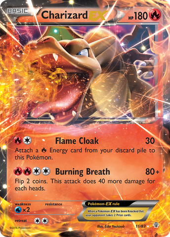 Charizard EX (11/83) [XY: Generations] - The Mythic Store | 24h Order Processing
