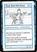 Khod, Etlan Shiis Envoy (2021 Edition) [Mystery Booster Playtest Cards] - The Mythic Store | 24h Order Processing