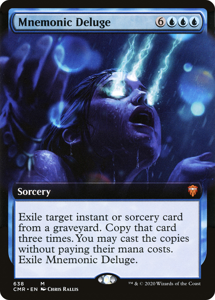 Mnemonic Deluge (Extended Art) [Commander Legends] - The Mythic Store | 24h Order Processing