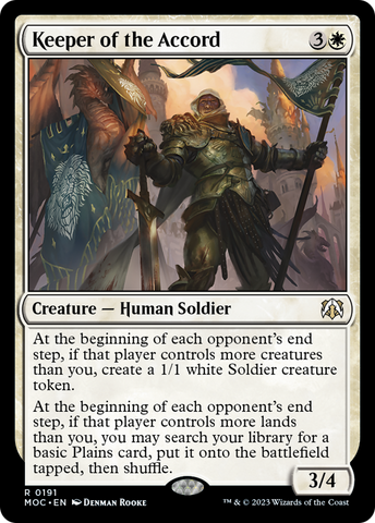 Keeper of the Accord [March of the Machine Commander] - The Mythic Store | 24h Order Processing