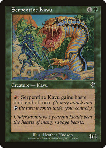 Serpentine Kavu [Invasion] - The Mythic Store | 24h Order Processing
