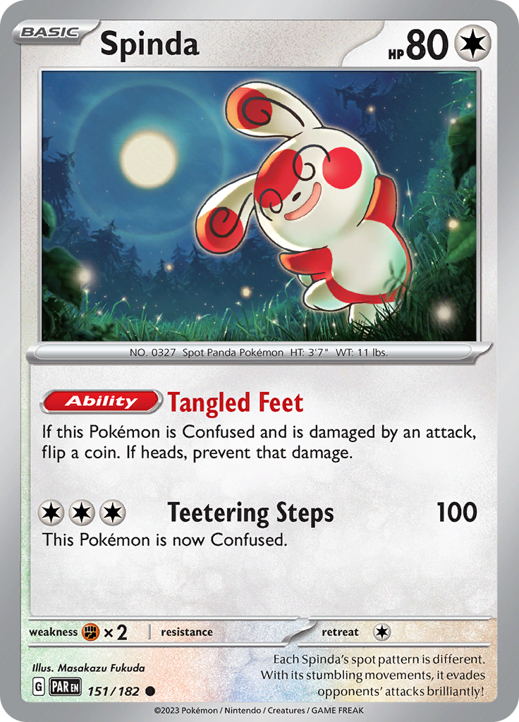 Spinda (151/182) [Scarlet & Violet: Paradox Rift] - The Mythic Store | 24h Order Processing