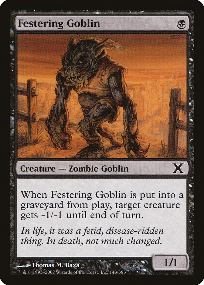 Festering Goblin [Tenth Edition] - The Mythic Store | 24h Order Processing