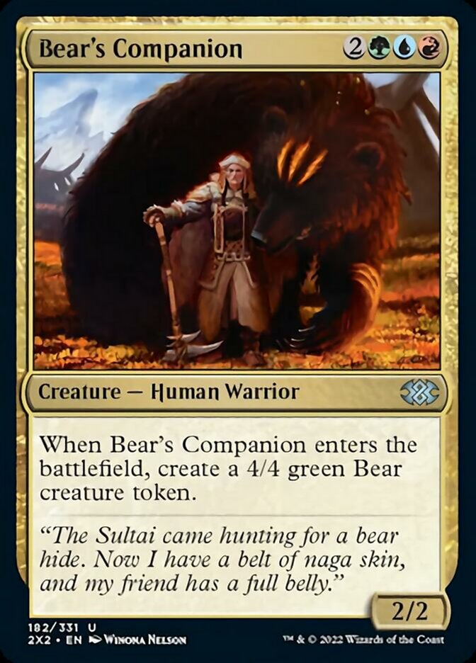 Bear's Companion [Double Masters 2022] - The Mythic Store | 24h Order Processing