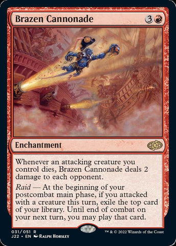 Brazen Cannonade [Jumpstart 2022] - The Mythic Store | 24h Order Processing