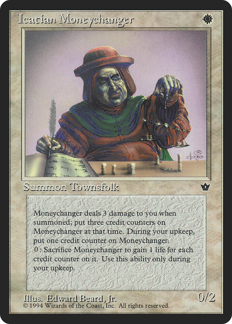 Icatian Moneychanger (Edward P. Beard, Jr.) [Fallen Empires] - The Mythic Store | 24h Order Processing