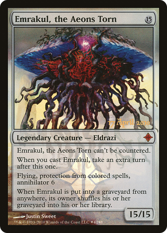 Emrakul, the Aeons Torn [Rise of the Eldrazi Prerelease Promos] - The Mythic Store | 24h Order Processing
