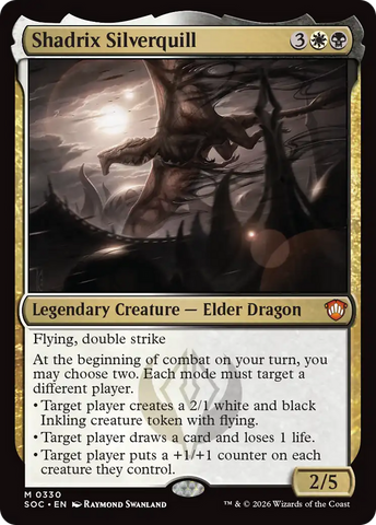 Shadrix Silverquill [Secrets of Strixhaven Commander] - The Mythic Store | 24h Order Processing