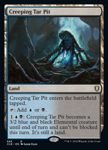 Creeping Tar Pit [Commander Legends: Battle for Baldur's Gate] - The Mythic Store | 24h Order Processing