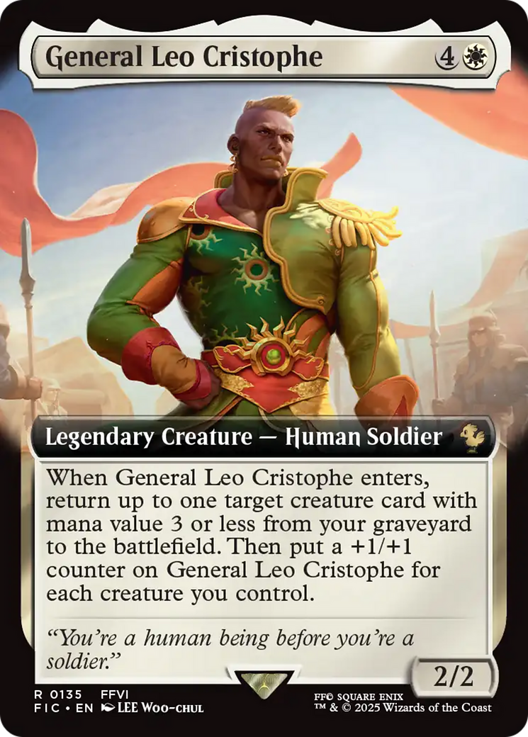 General Leo Cristophe (Extended Art) [FINAL FANTASY Commander] - The Mythic Store | 24h Order Processing