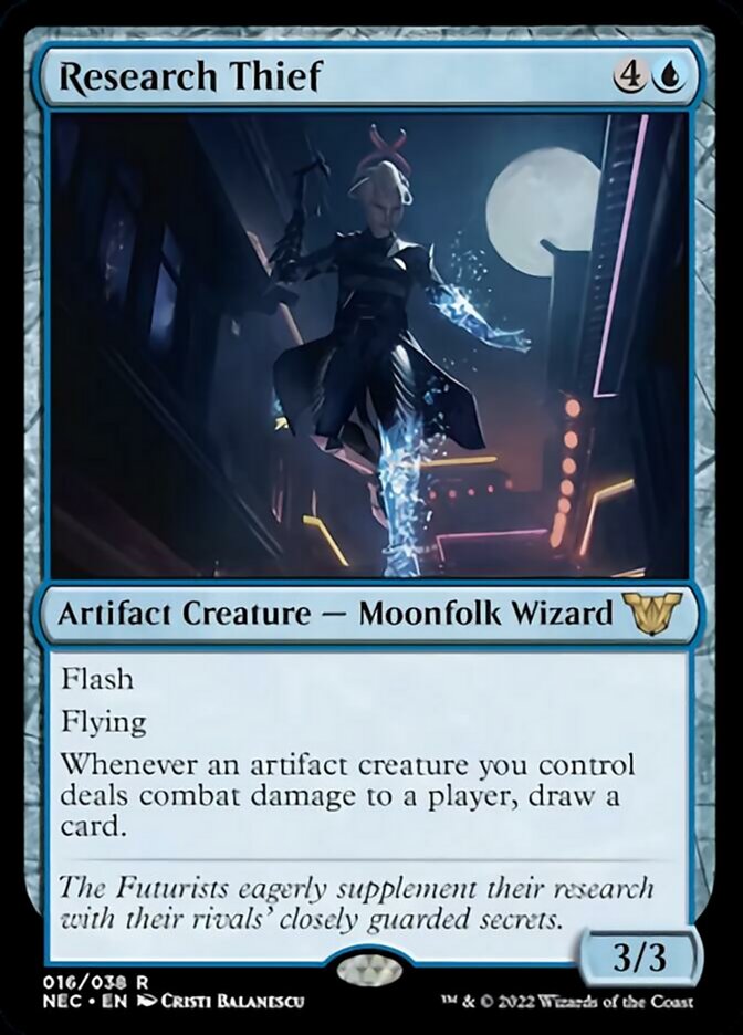 Research Thief [Kamigawa: Neon Dynasty Commander] - The Mythic Store | 24h Order Processing