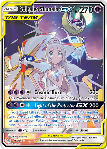 Solgaleo & Lunala GX (216/236) [Sun & Moon: Cosmic Eclipse] - The Mythic Store | 24h Order Processing