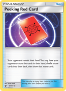 Peeking Red Card (97/111) [Sun & Moon: Crimson Invasion] - The Mythic Store | 24h Order Processing