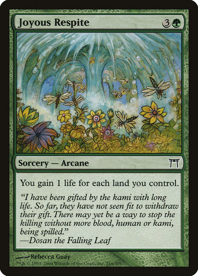 Joyous Respite [Champions of Kamigawa] - The Mythic Store | 24h Order Processing