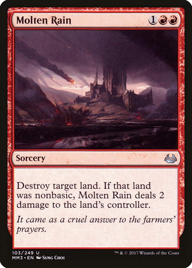 Molten Rain [Modern Masters 2017] - The Mythic Store | 24h Order Processing