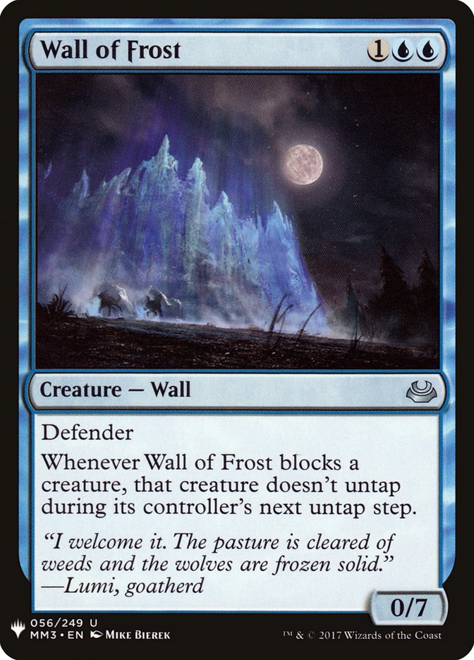Wall of Frost [Mystery Booster] - The Mythic Store | 24h Order Processing
