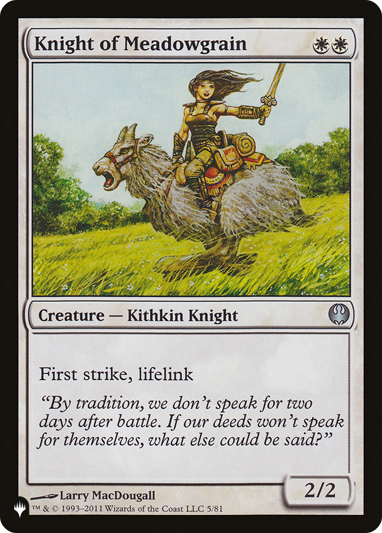 Knight of Meadowgrain [The List] - The Mythic Store | 24h Order Processing