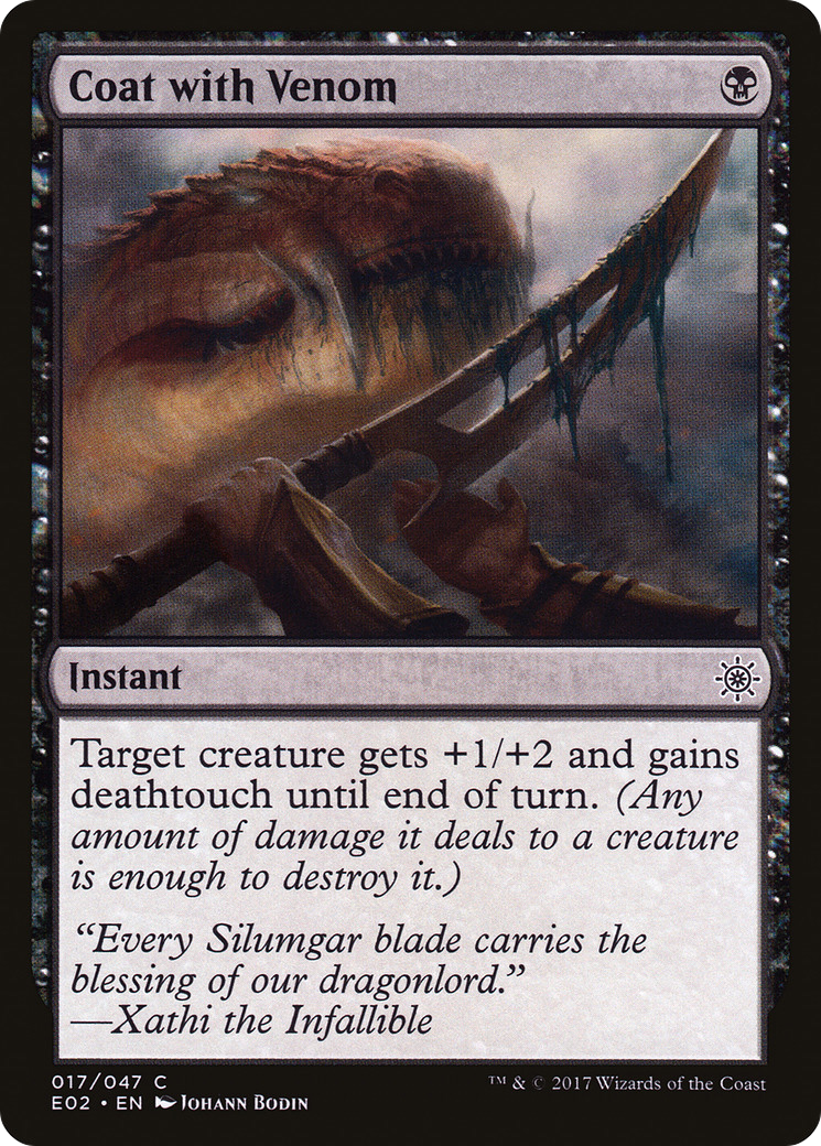 Coat with Venom [Explorers of Ixalan] - The Mythic Store | 24h Order Processing