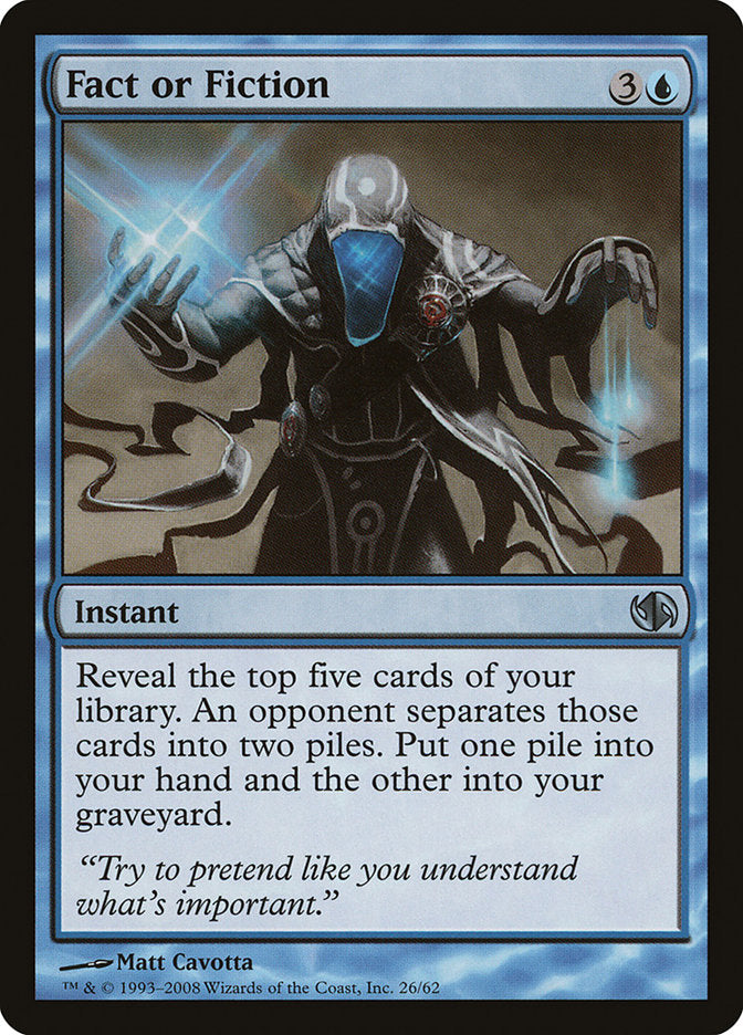 Fact or Fiction [Duel Decks: Jace vs. Chandra] - The Mythic Store | 24h Order Processing