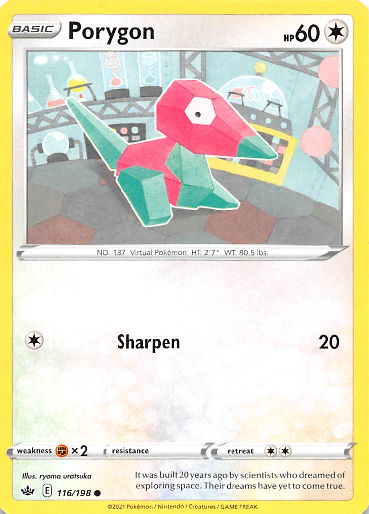 Porygon (116/198) [Sword & Shield: Chilling Reign] - The Mythic Store | 24h Order Processing