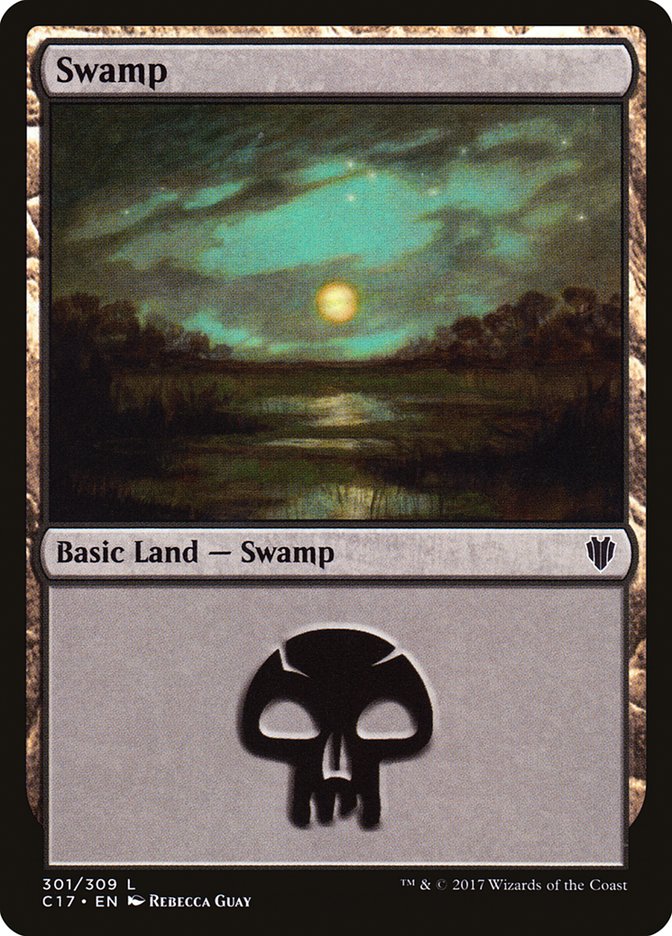 Swamp (301) [Commander 2017] - The Mythic Store | 24h Order Processing