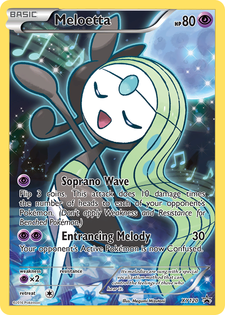 Meloetta (XY120) [XY: Black Star Promos] - The Mythic Store | 24h Order Processing