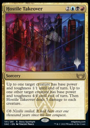 Hostile Takeover (Promo Pack) [Streets of New Capenna Promos] - The Mythic Store | 24h Order Processing