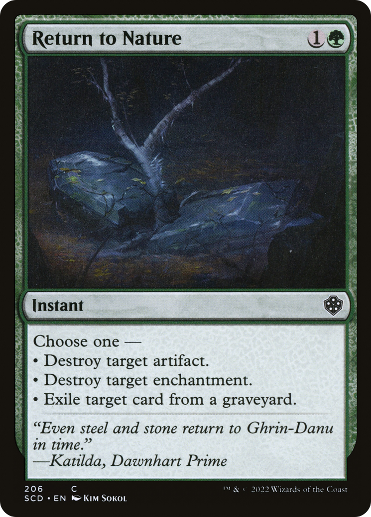 Return to Nature [Starter Commander Decks] - The Mythic Store | 24h Order Processing