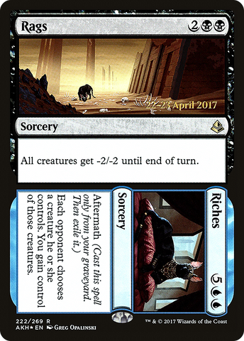 Rags // Riches [Amonkhet Prerelease Promos] - The Mythic Store | 24h Order Processing