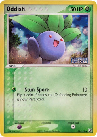 Oddish (64/115) (Stamped) [EX: Unseen Forces] - The Mythic Store | 24h Order Processing