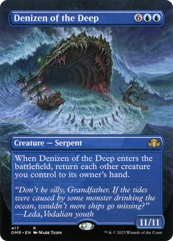 Denizen of the Deep (Borderless Alternate Art) [Dominaria Remastered] - The Mythic Store | 24h Order Processing