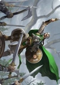 Maja, Bretagard Protector Art Card [Kaldheim Art Series] - The Mythic Store | 24h Order Processing