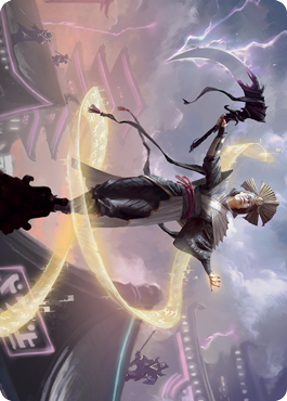 Naomi, Pillar of Order Art Card [Kamigawa: Neon Dynasty Art Series] - The Mythic Store | 24h Order Processing