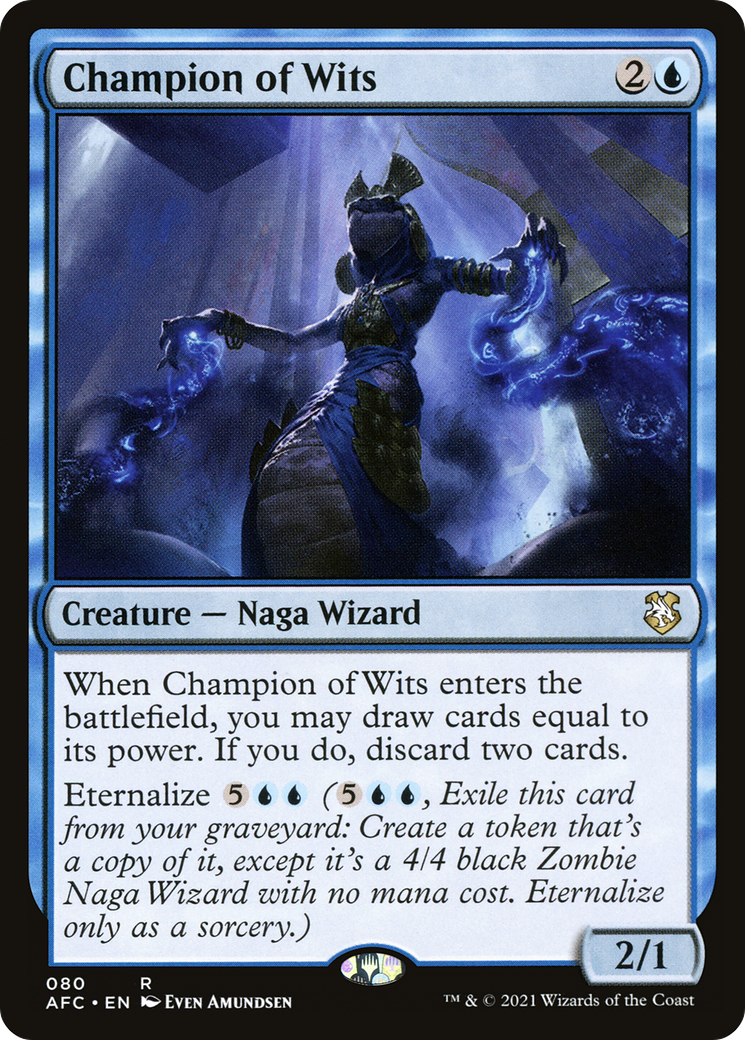 Champion of Wits [Dungeons & Dragons: Adventures in the Forgotten Realms Commander] - The Mythic Store | 24h Order Processing