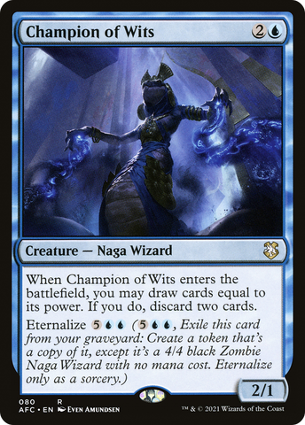 Champion of Wits [Dungeons & Dragons: Adventures in the Forgotten Realms Commander] - The Mythic Store | 24h Order Processing