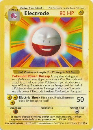 Electrode (21/102) [Base Set Shadowless Unlimited] - The Mythic Store | 24h Order Processing