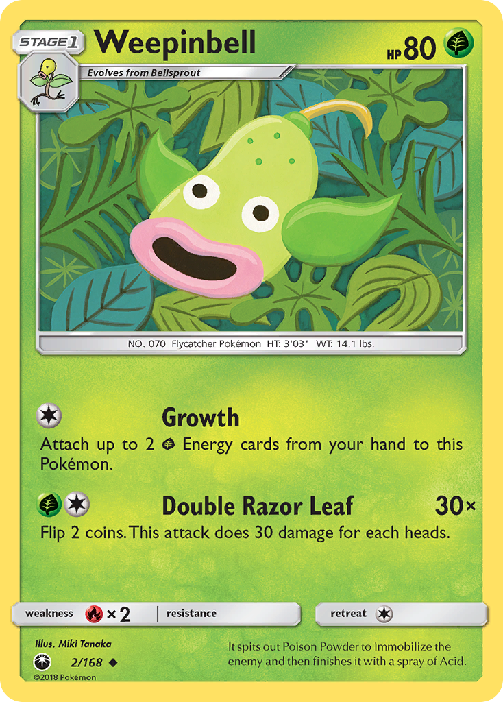 Weepinbell (2/168) [Sun & Moon: Celestial Storm] - The Mythic Store | 24h Order Processing
