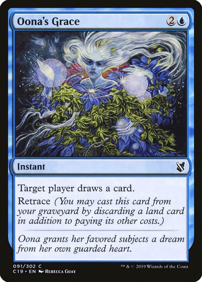 Oona's Grace [Commander 2019] - The Mythic Store | 24h Order Processing