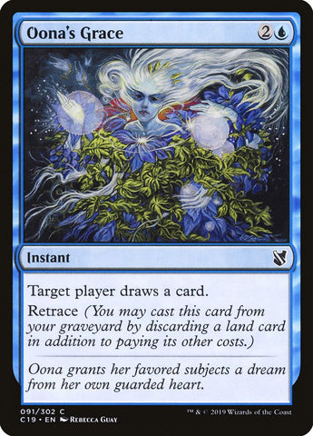 Oona's Grace [Commander 2019] - The Mythic Store | 24h Order Processing