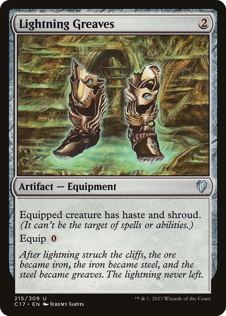 Lightning Greaves [Commander 2017] - The Mythic Store | 24h Order Processing