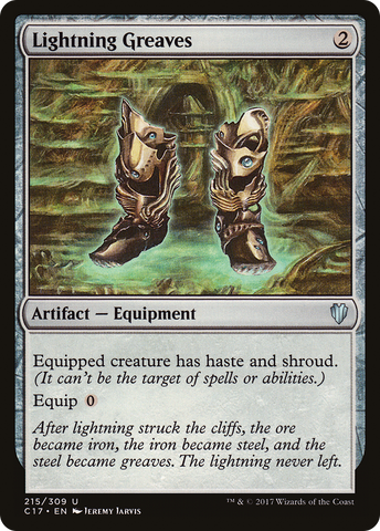 Lightning Greaves [Commander 2017] - The Mythic Store | 24h Order Processing