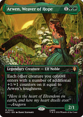 Arwen, Weaver of Hope (Borderless) [The Hobbit: Eternal-Legal] - The Mythic Store | 24h Order Processing