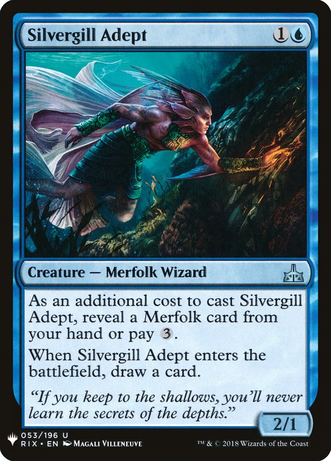 Silvergill Adept [Mystery Booster] - The Mythic Store | 24h Order Processing