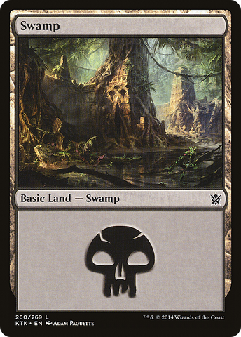 Swamp (260) [Khans of Tarkir] - The Mythic Store | 24h Order Processing