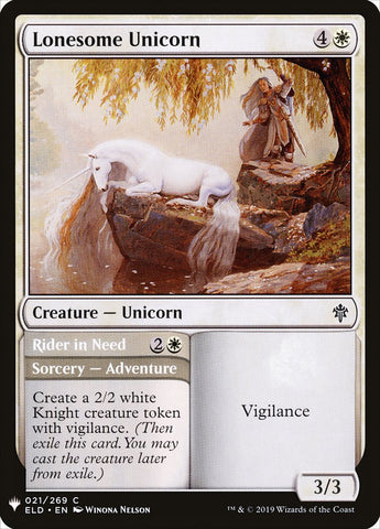 Lonesome Unicorn // Rider in Need [Mystery Booster] - The Mythic Store | 24h Order Processing